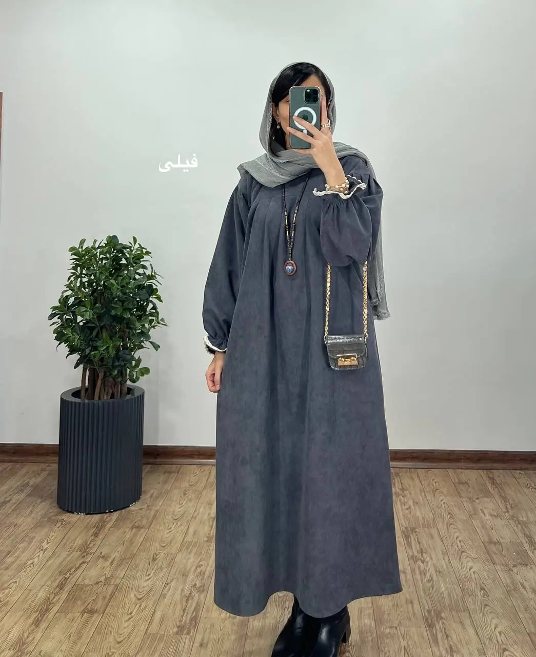پیراهن مانتویی پاییزه رایلی 1
